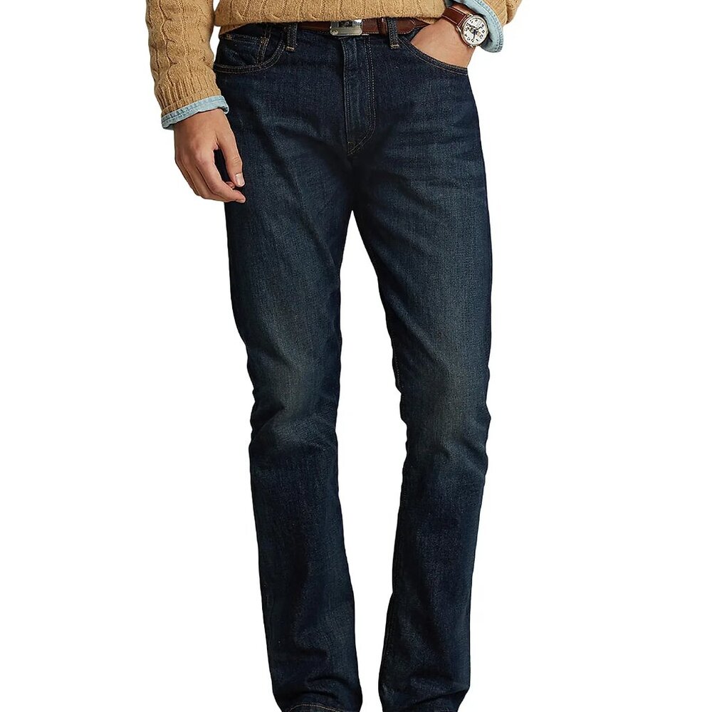 Polo Ralph Lauren Slim Fit Cotton Denim Blue Jeans 40x32